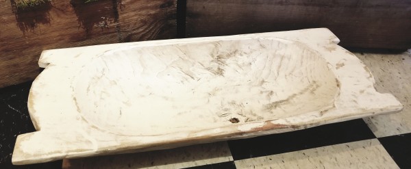 Large Dough Bowl w/ handles