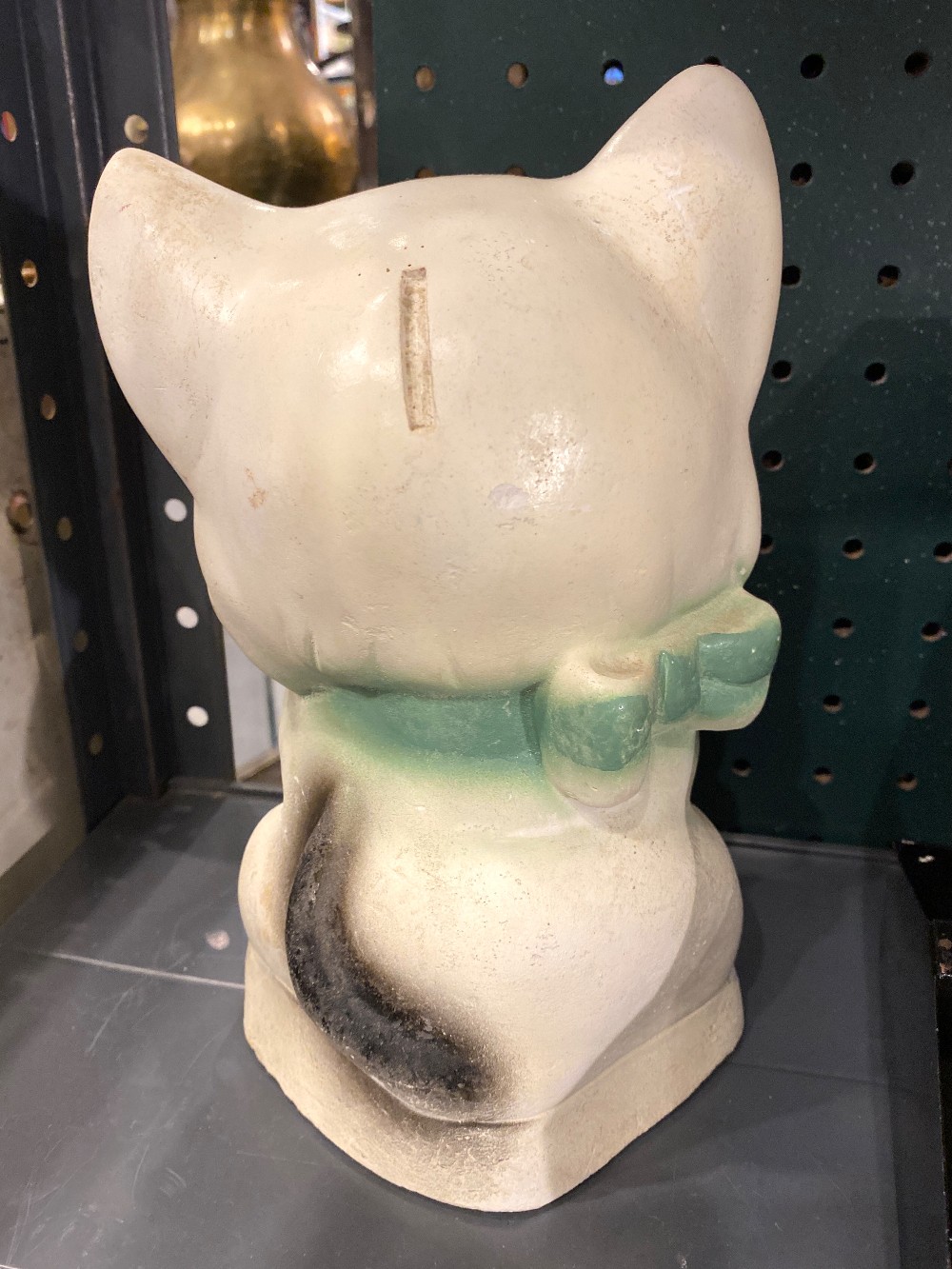 Vintage Chalkware Cat Carnival Prize (AS-IS)