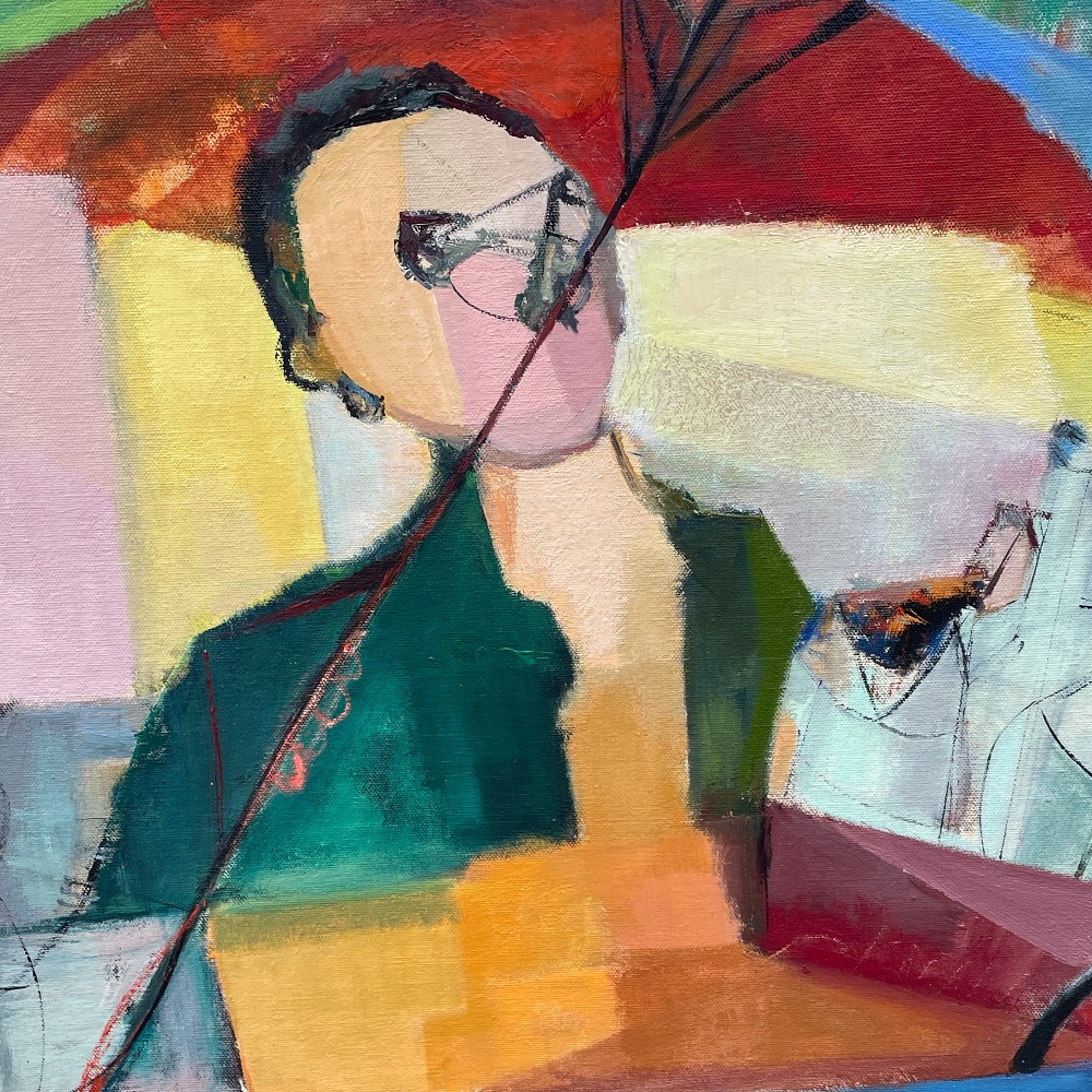 MCM Emma Ehrenreich Abstract Oil Painting
