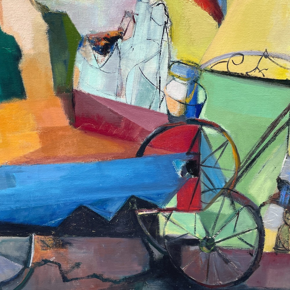 MCM Emma Ehrenreich Abstract Oil Painting