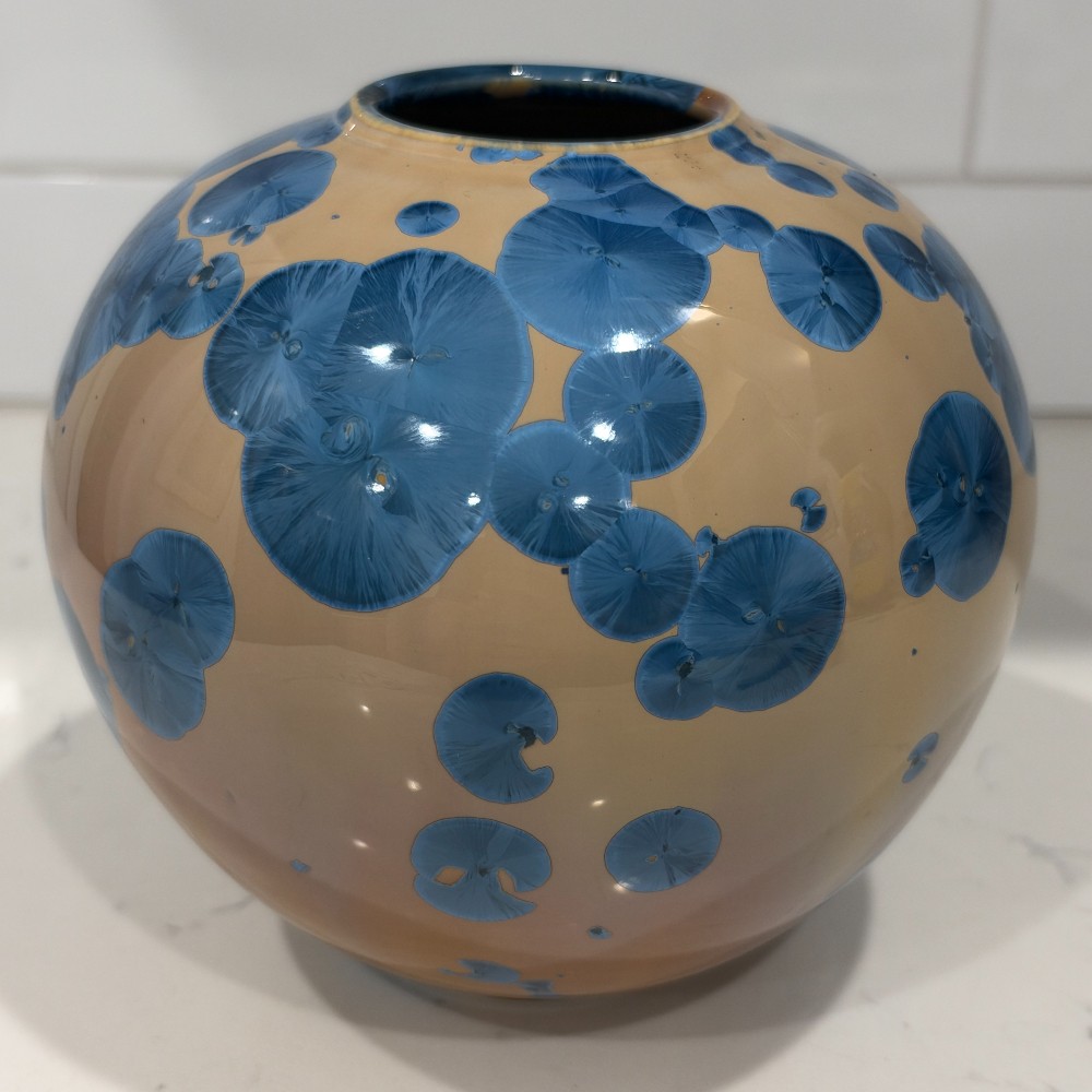 Frank Neef Crystalline Pottery Vessel