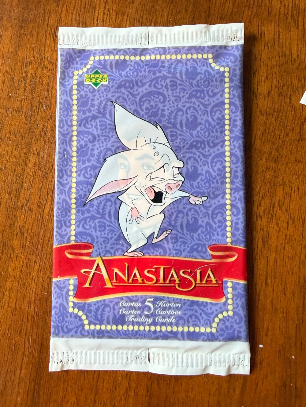 1998 anastasia trading cards pack