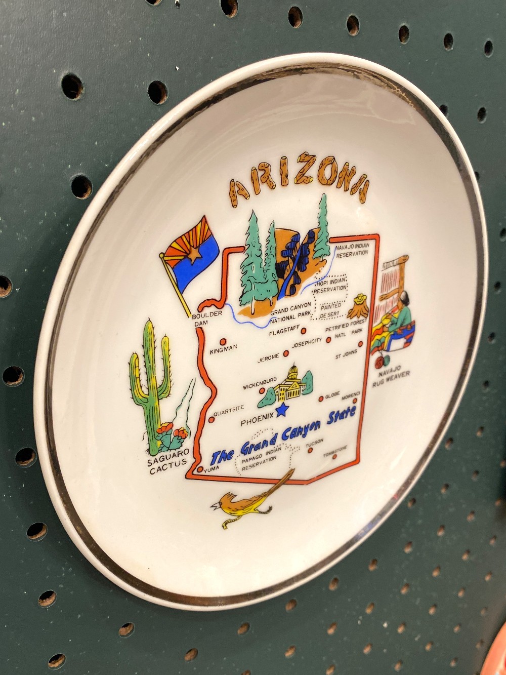 Vintage Arizona Plate