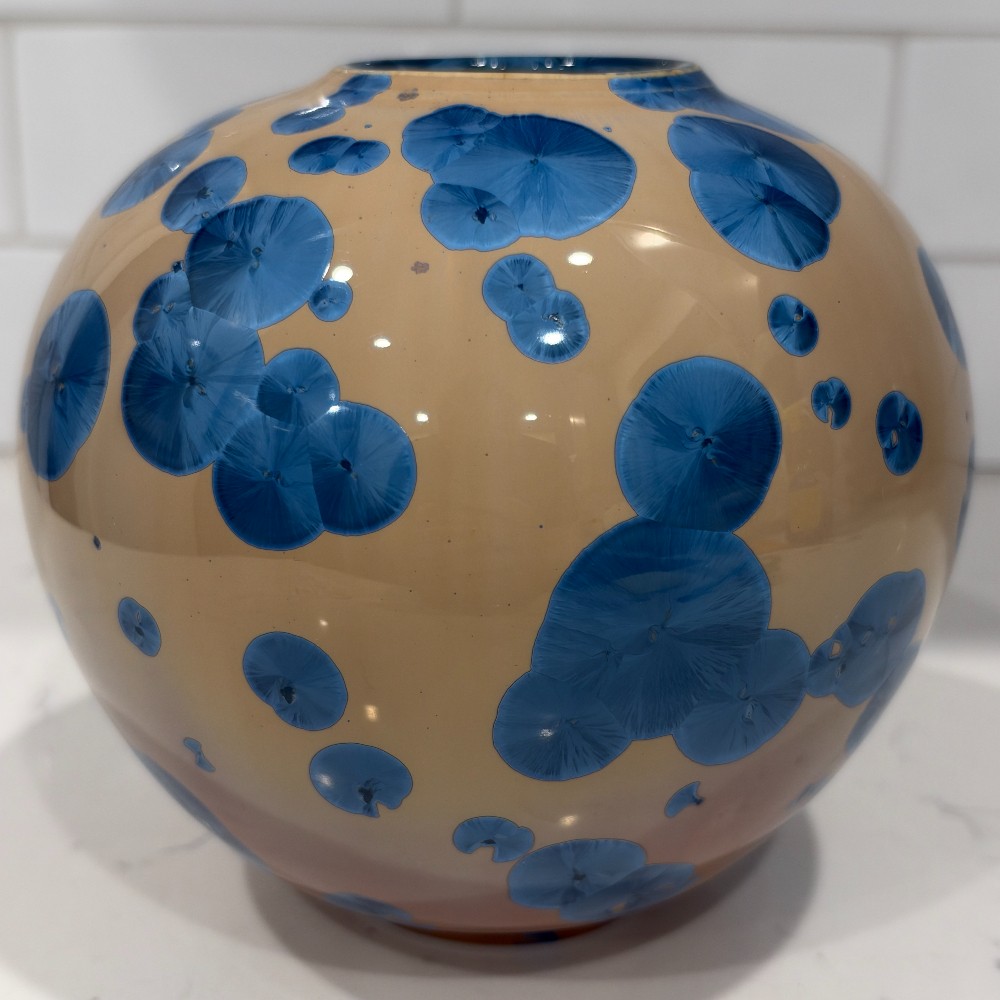 Frank Neef Crystalline Pottery Vessel