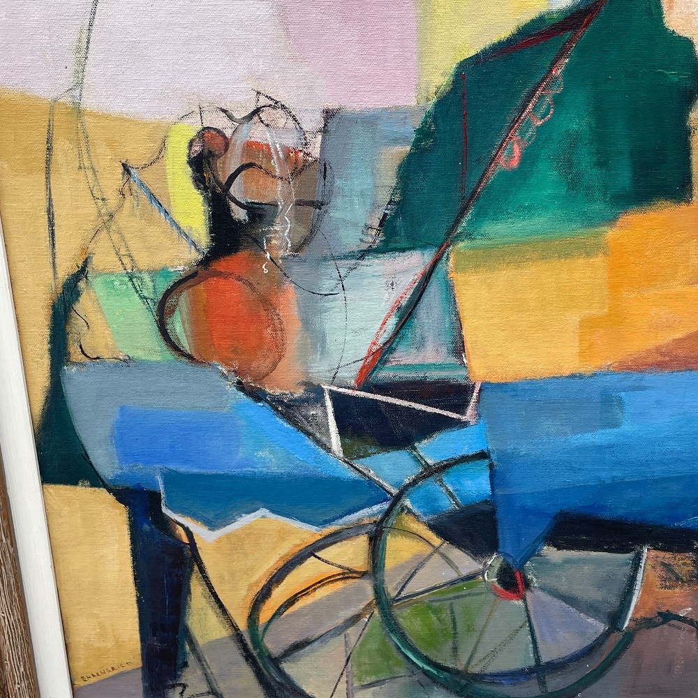 MCM Emma Ehrenreich Abstract Oil Painting