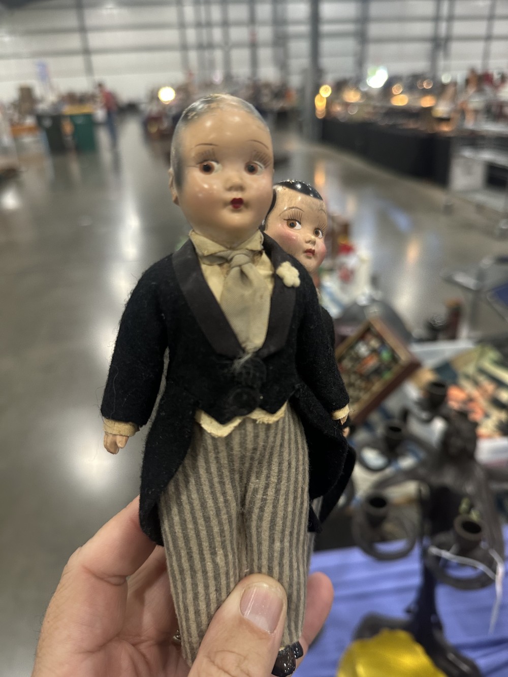 Groom and Groom Antique Dolls