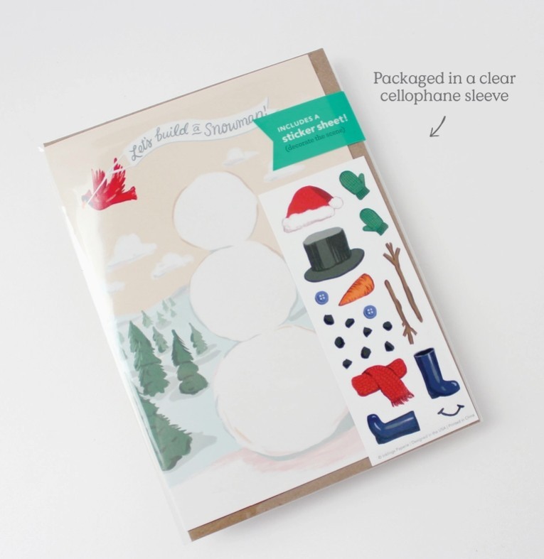 Card: Build a Snowman