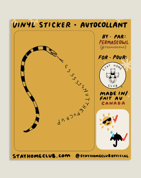 Sticker: Stfu Snake