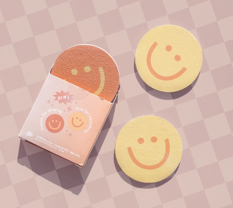 Smiley Face Nail Files