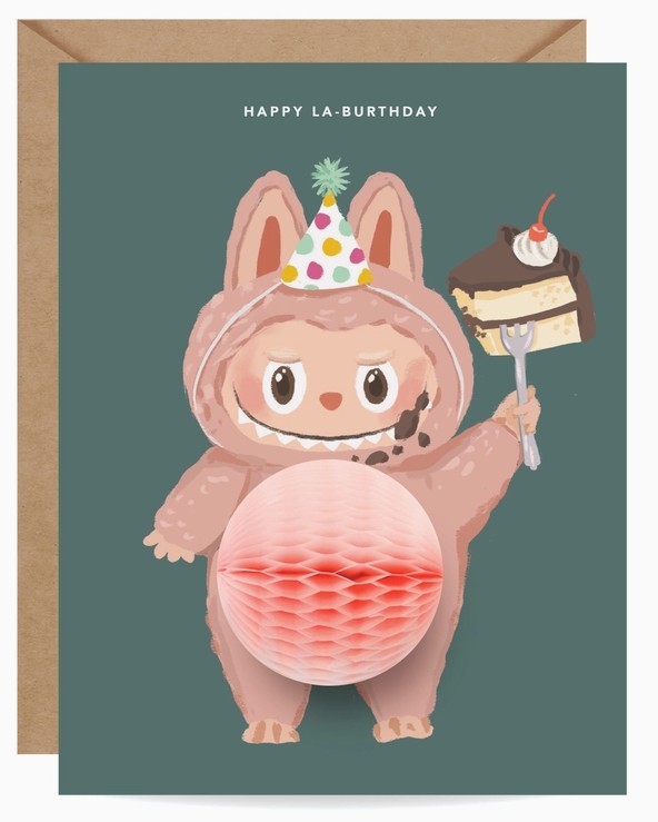 Card: Happy La-Burthday