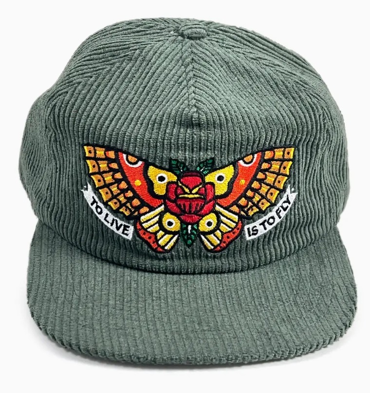 Townes Butterfly Corduroy Hat