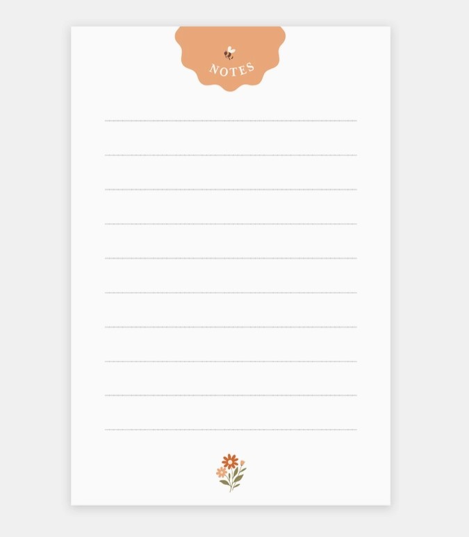 Notes Planner Notepad *CANADIAN