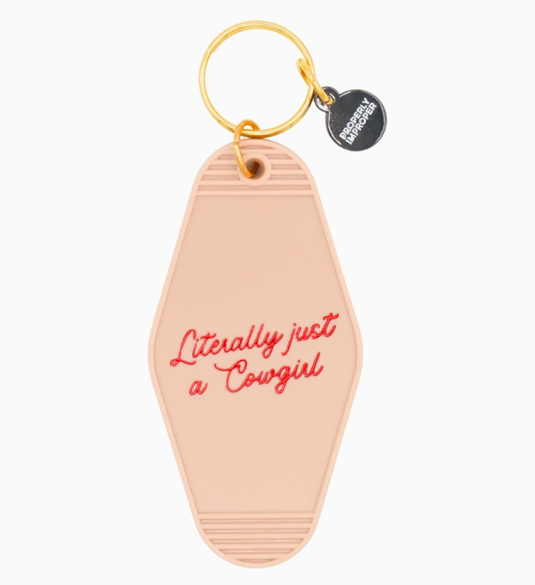 Keychain - Literally Just A Cowgirl
