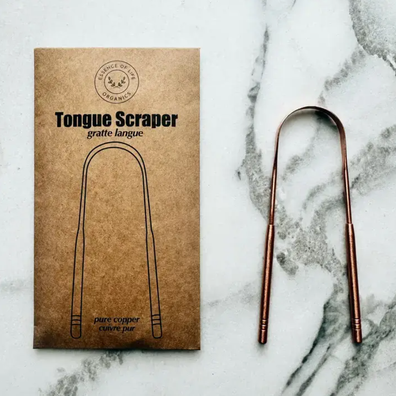 Copper Tongue Scraper
