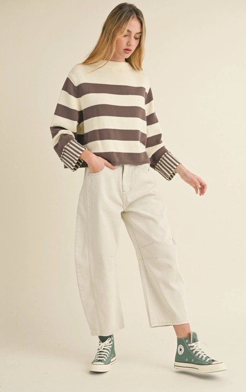 Barrel Jeans - Cream