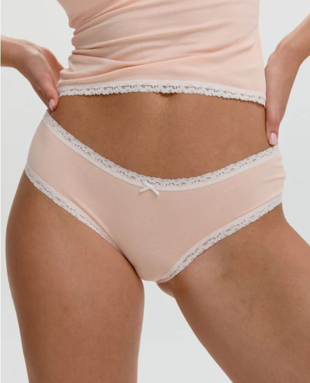The Lace Trim - hipster panties (3/) *Cotton