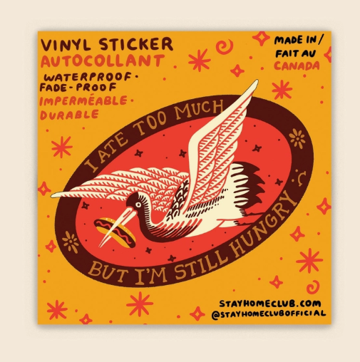 Sticker: Ate Too Much