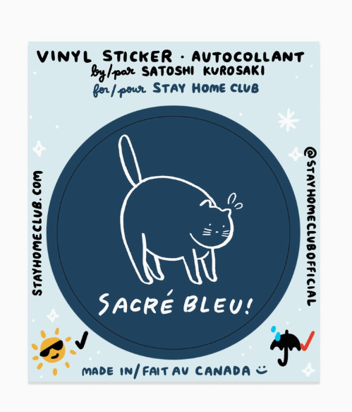 Sticker: Sacré Bleu