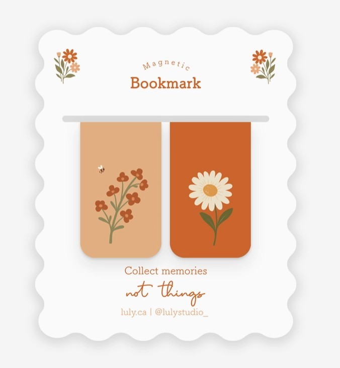 Bookmark: Flowers (daisy) (2 pack) *CANADIAN