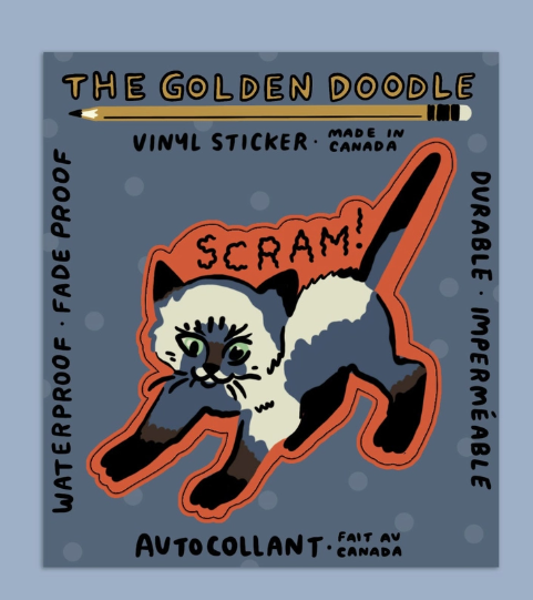Sticker: Scram