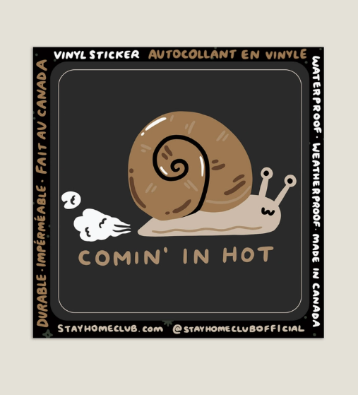 Sticker: Coming in Hot