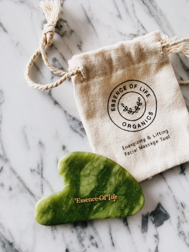 Gua Sha Tool, 100% Jade Stone *Canadian