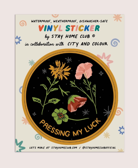 Sticker: Pressing my luck