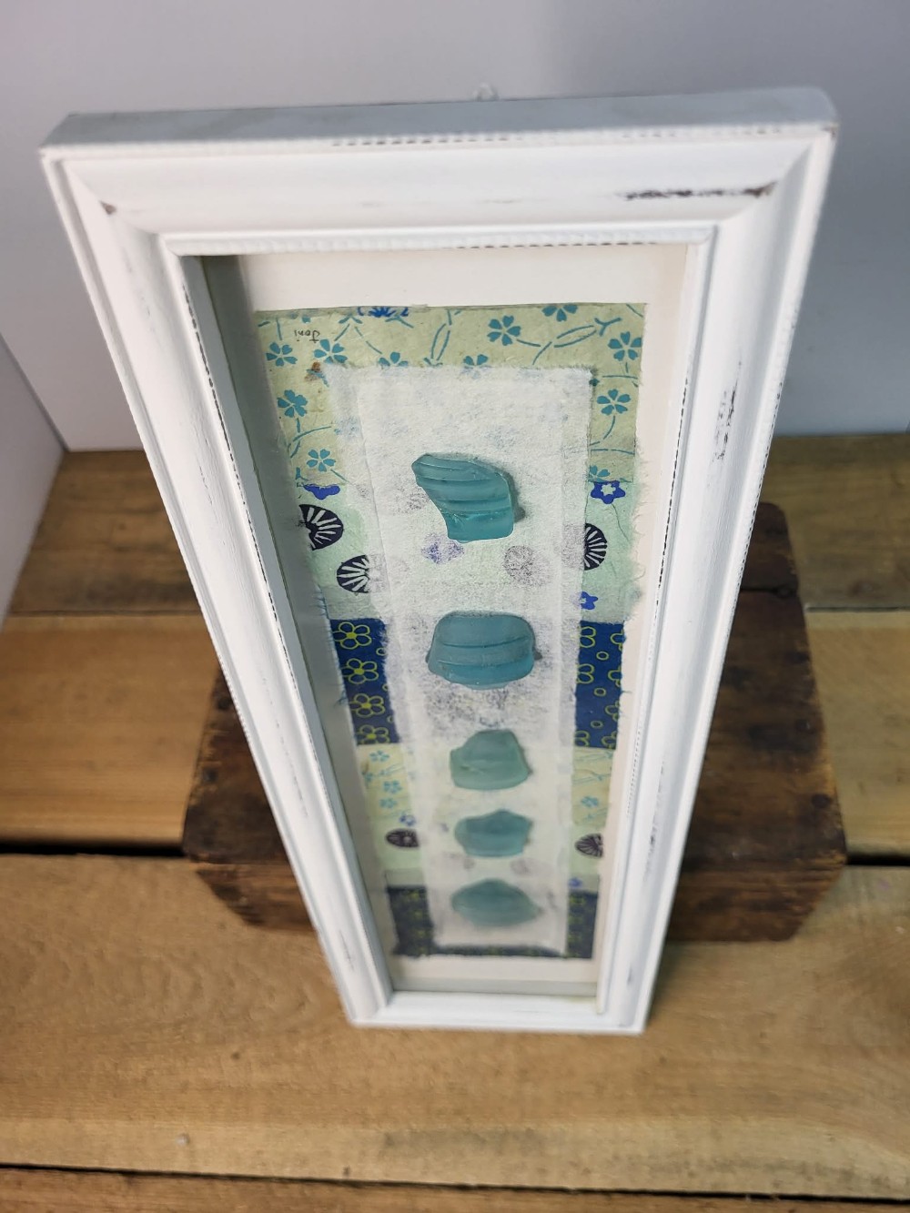 Found Glass Art - Mason Jar Pieces