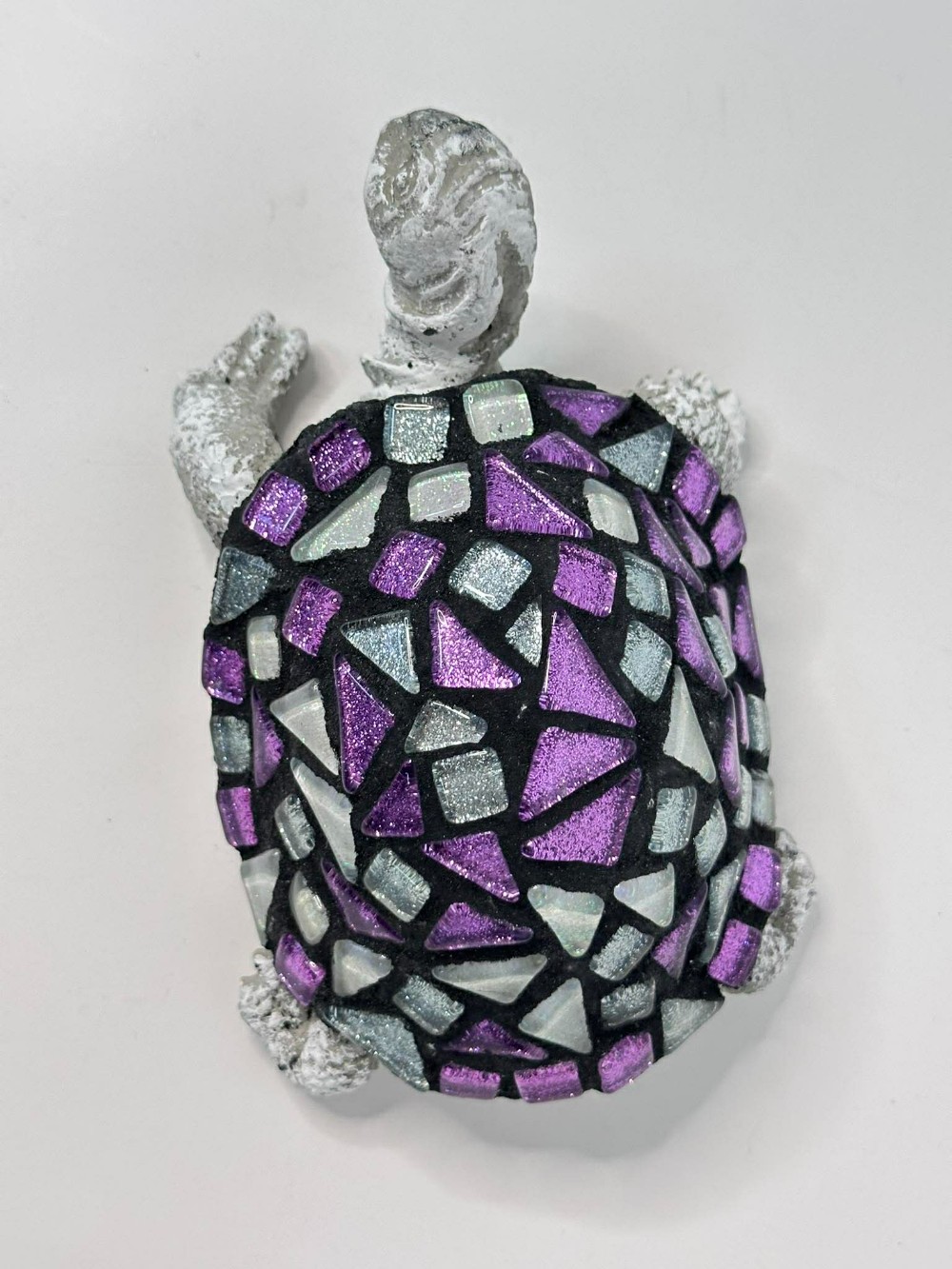 Glinda lg concrete purple and white turtle
