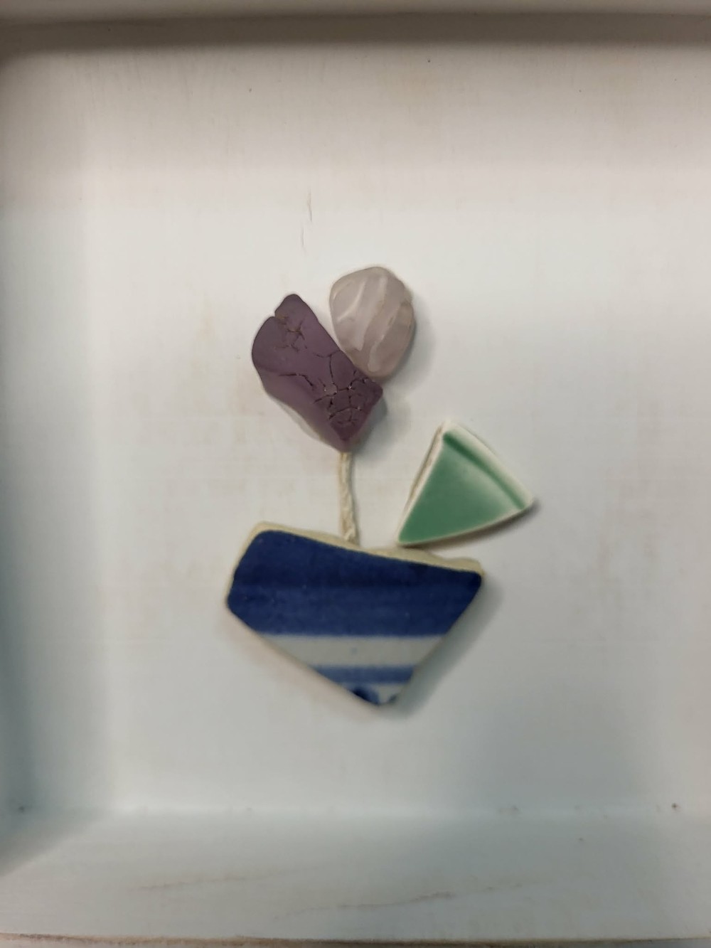 Found Glass & Potters - Flower