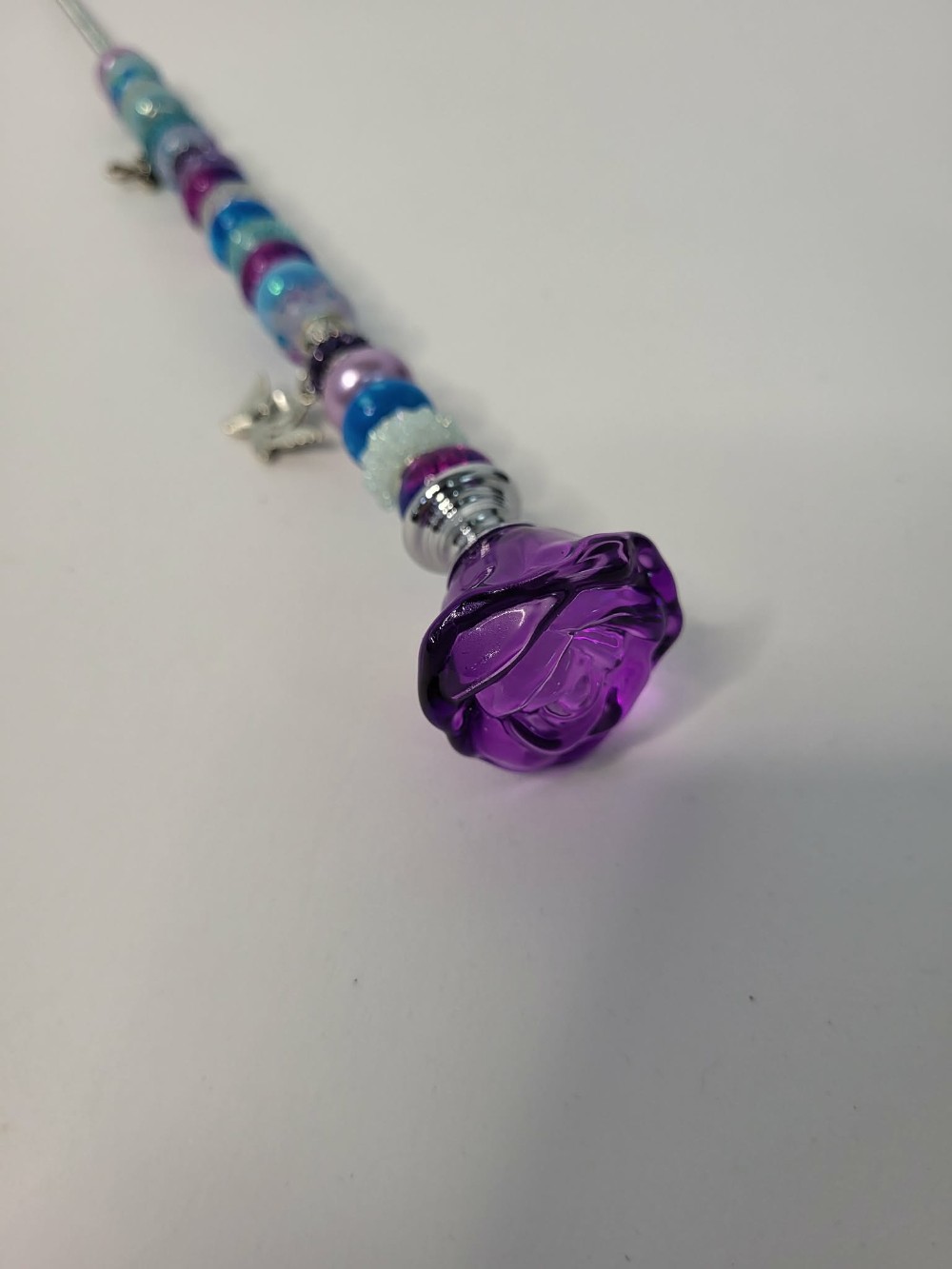 Purple Rose Plant Wand