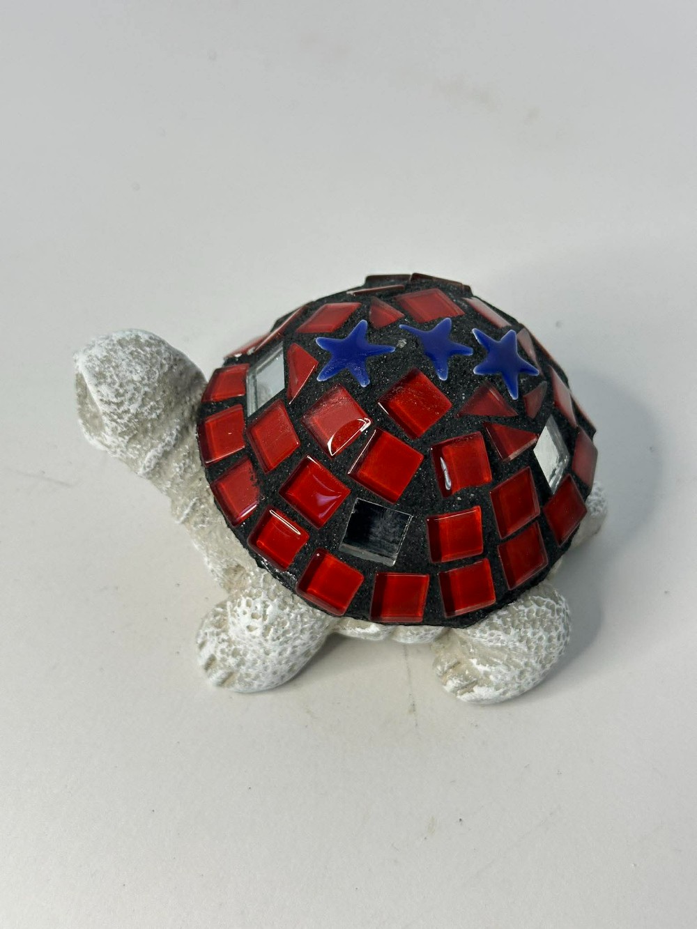 Blue Stars W/Red Mosaic Turtle