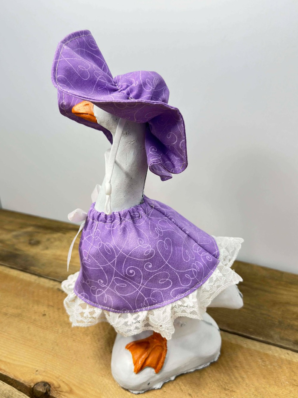 9 inch goose outfit purple hearts