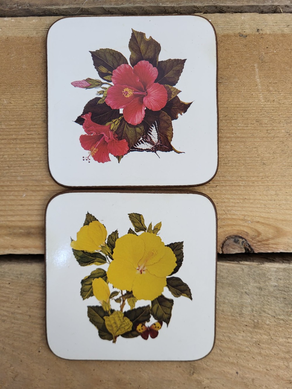 Vt New Zealand Flower Coasters