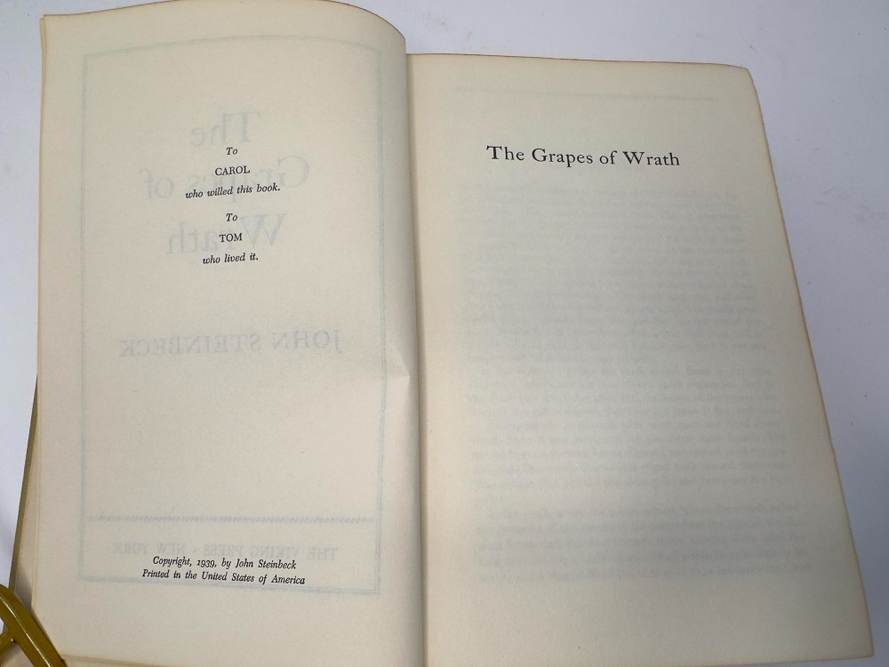 The Grapes of Wrath - First Edition