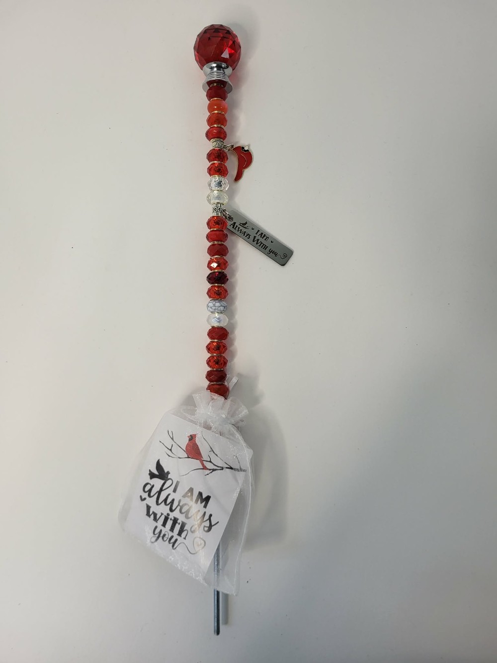 Cardinal Memorial Plant Wand