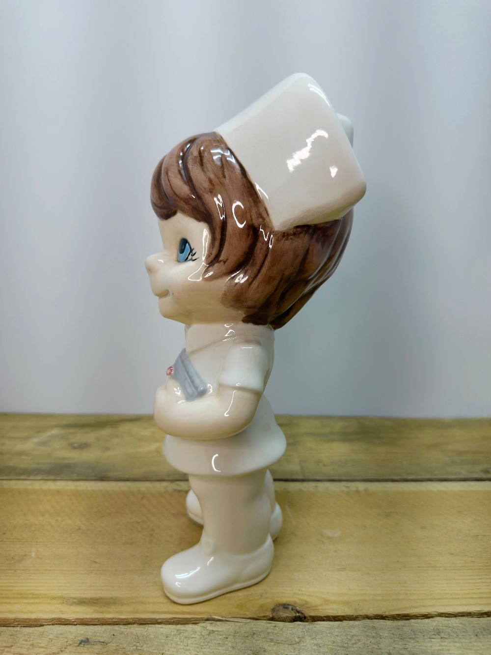 Vintage Atlantic Mold Ceramic Nurse Figurine