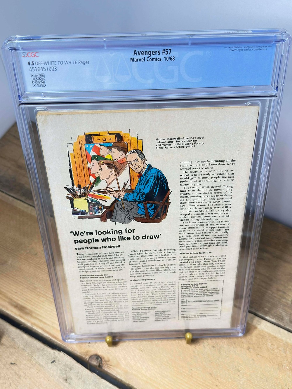 Comic book Avenger #57