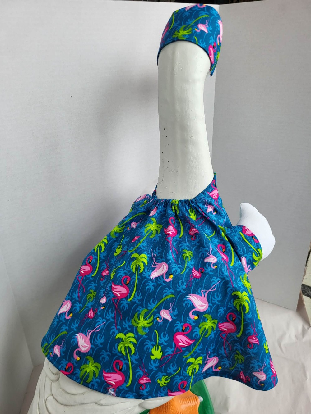 Goose outfit flamingo vest