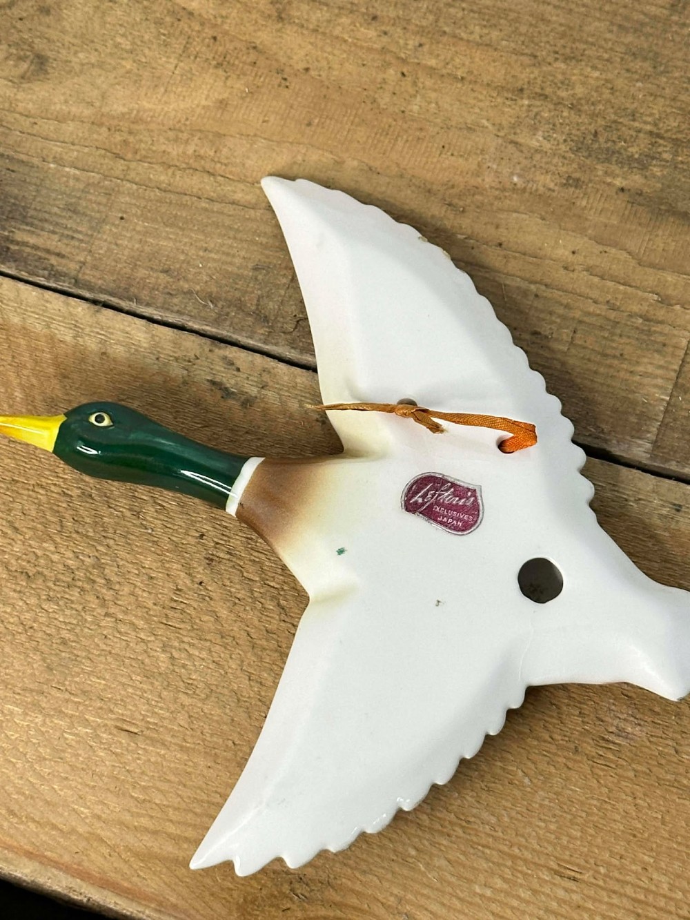 Vintage Lefton Flying Duck