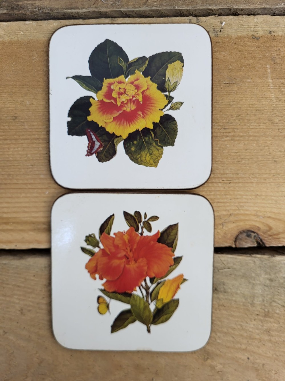 Vt New Zealand Flower Coasters
