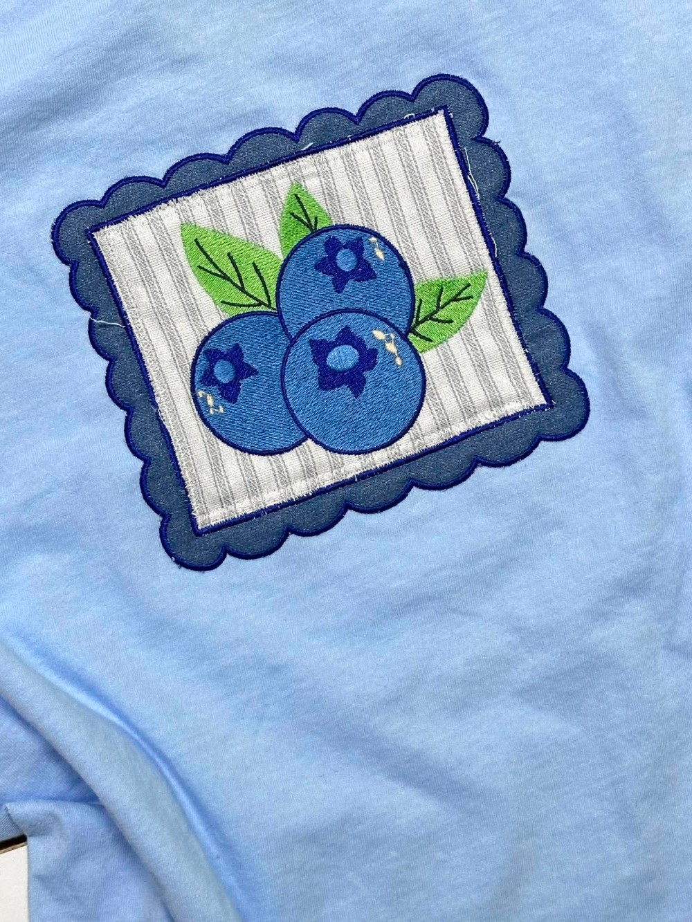 Blueberry Applique Tee