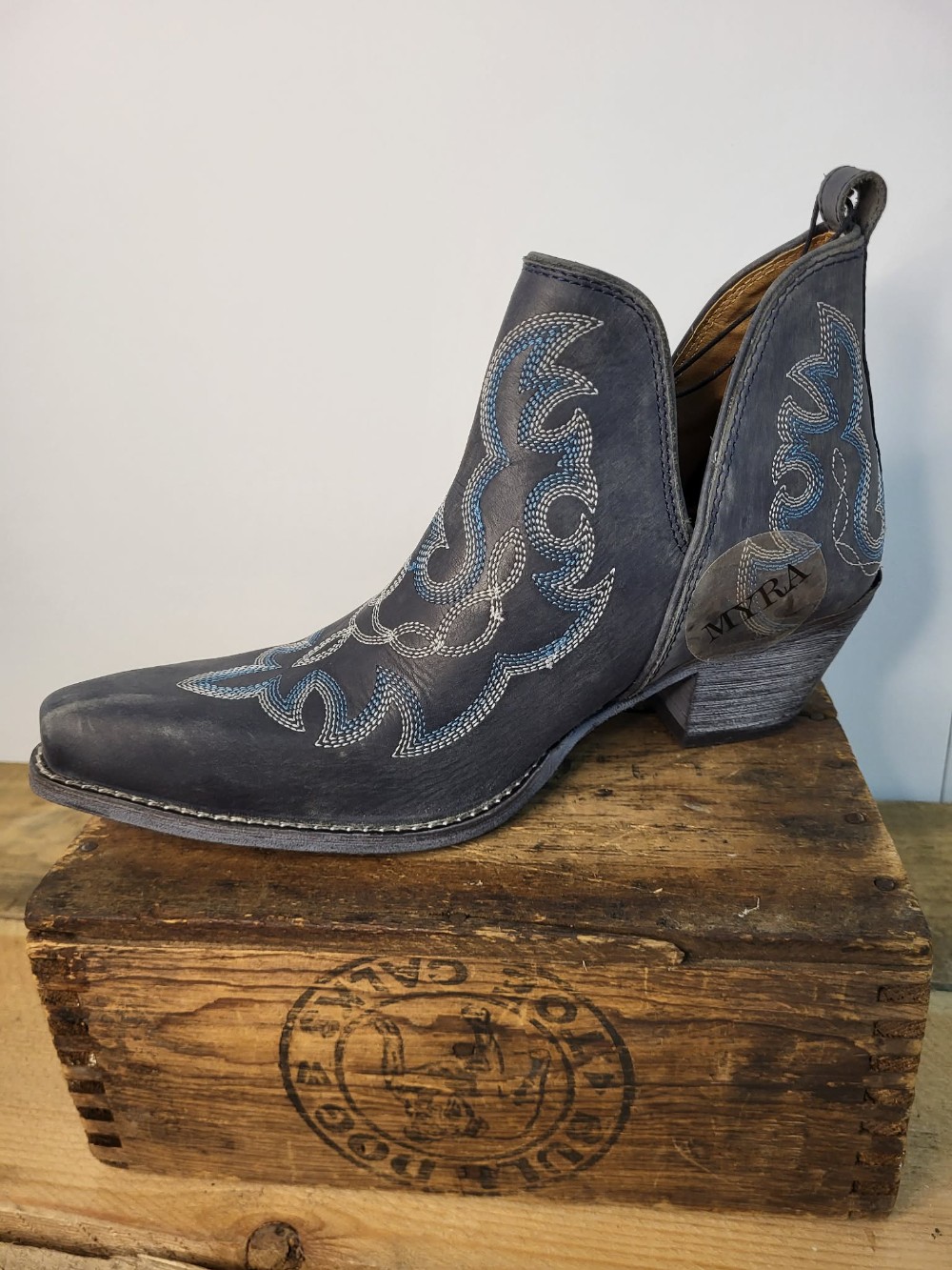 MYRA Dusty Blue Boots