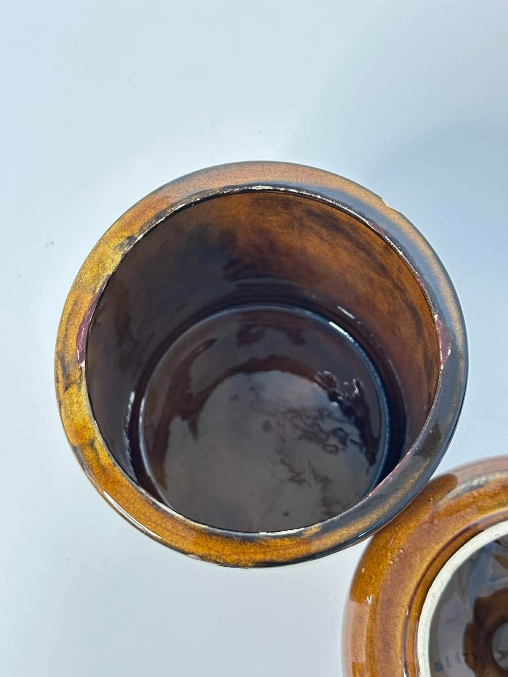 Vtg Mid Century Ceramic coffee canister