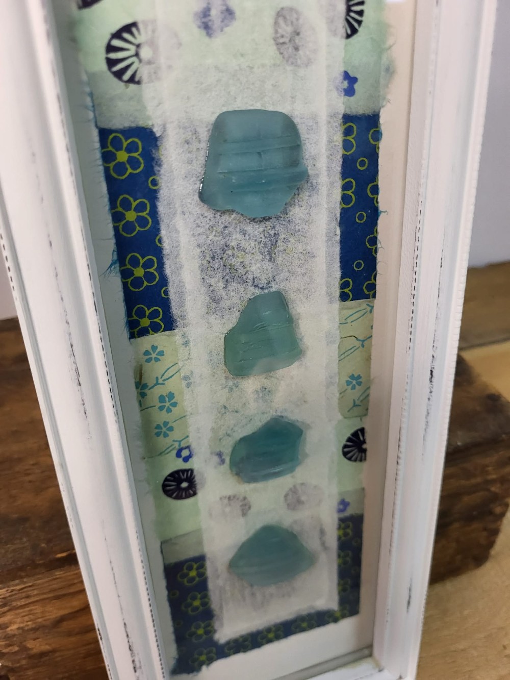 Found Glass Art - Mason Jar Pieces