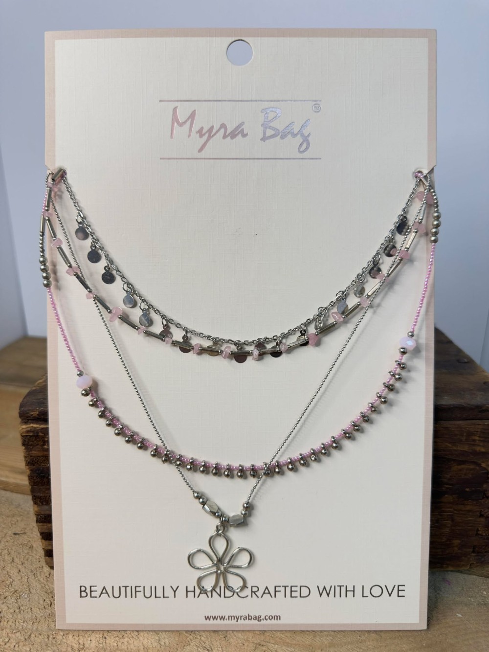 Necklace Myra-Flower Charm