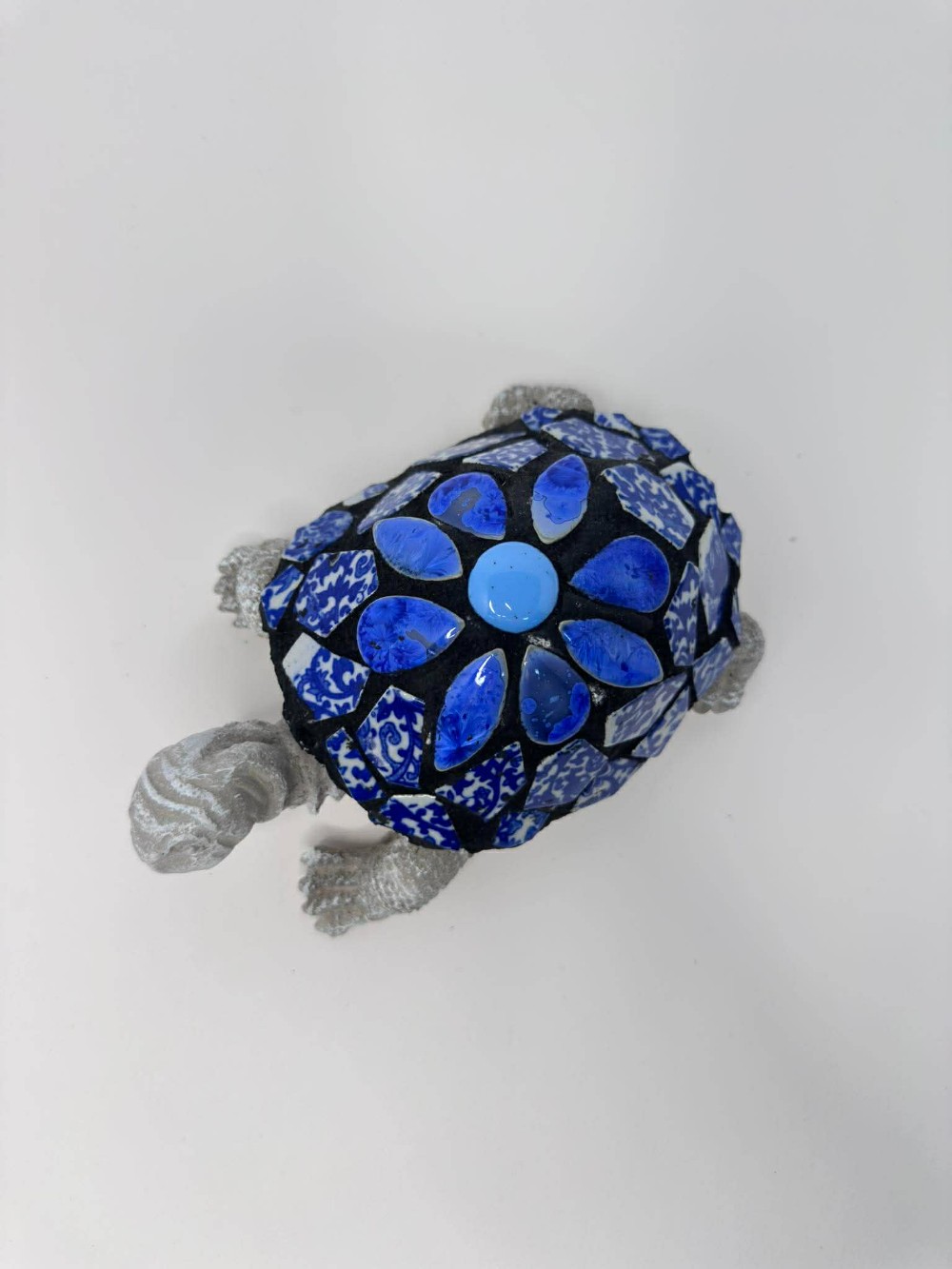 Large Blue Flower Turtle