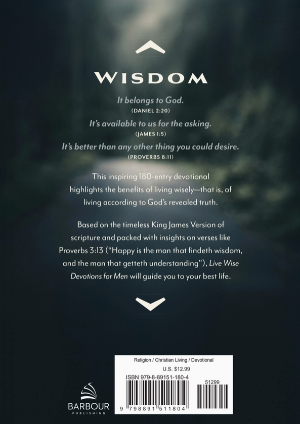 Live Wise Devotions For Men