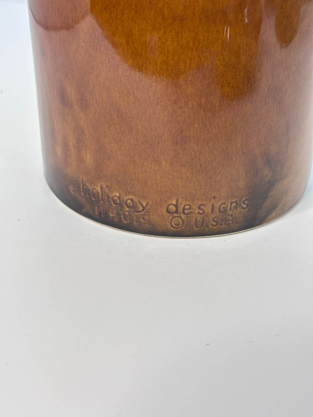 Vtg Mid Century Ceramic Tea Canister