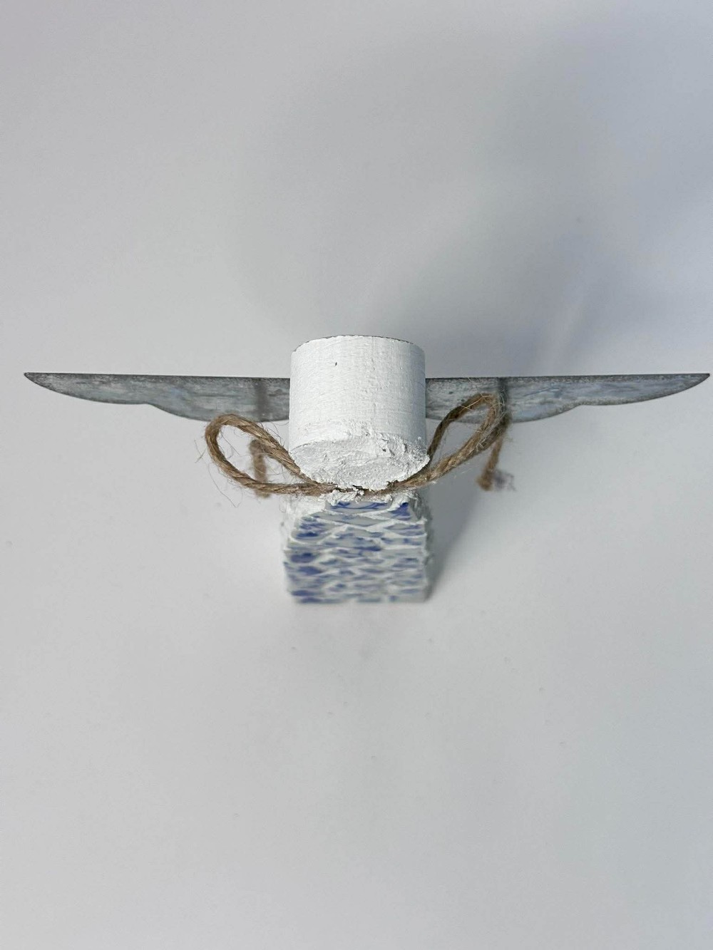 Blue Floral Medium Angel